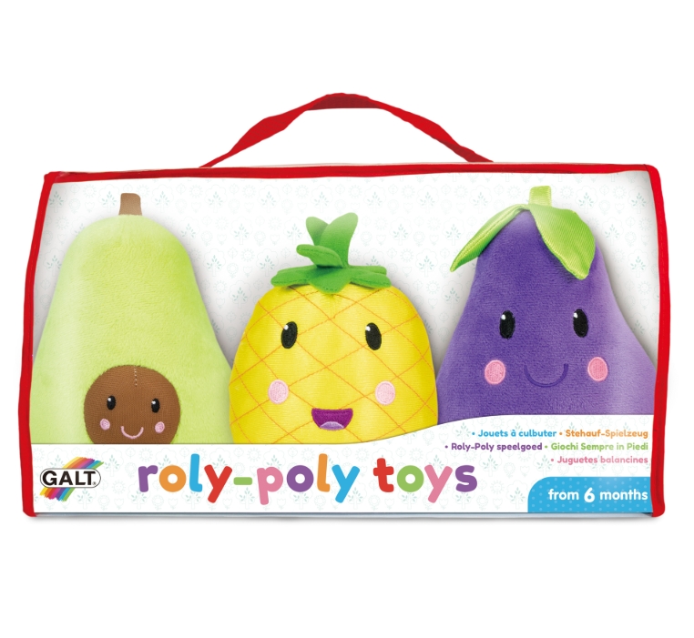 Galt Roly-Poly Toys. Set 3 jucarii moi balansoare pentru bebelusi