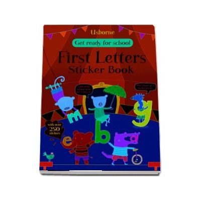 Get ready for school first letters sticker book