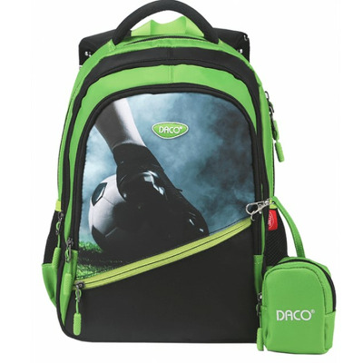 Ghiozdan 38 cm, Daco GH370 cu borseta