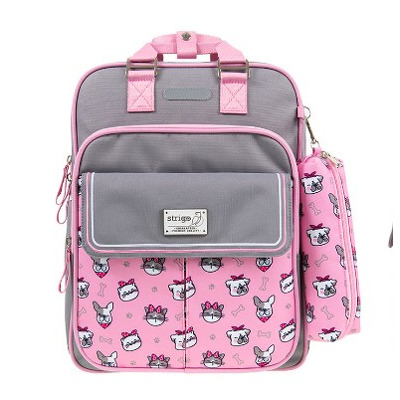 Ghiozdan Schoolbag Cube, roz