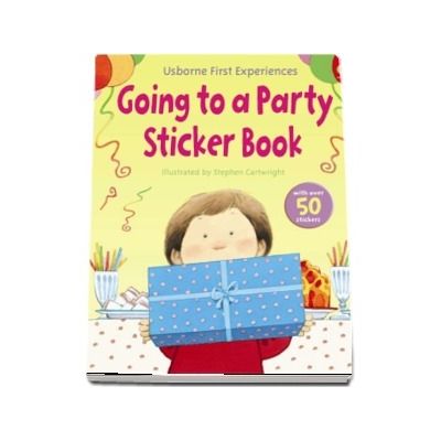 Going to a party sticker book