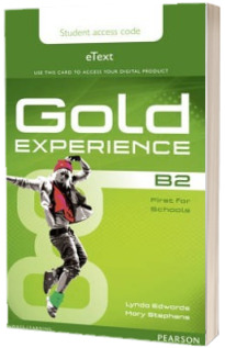 Gold Experience B2 eText Student Access Card