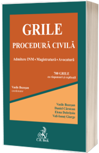 Grile Procedura Civila. Admitere INM. Magistratura. Avocatura