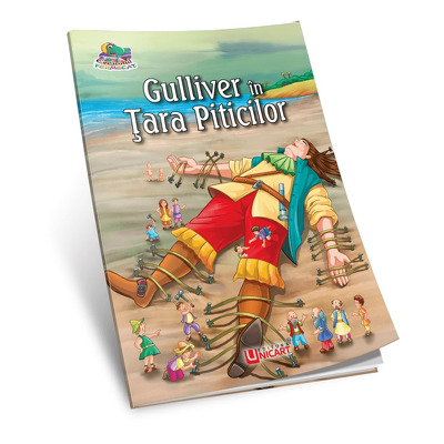 Gulliver in Tara Piticilor. Carte de colorat