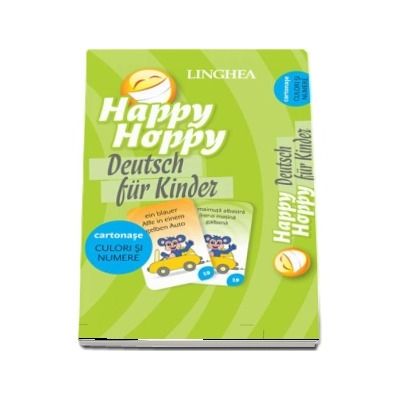 Happy Hoppy. Deutsch fur Kinder - Culori si numere (Cartonase cu imagini pentru invatarea distractiva a limbii germane)