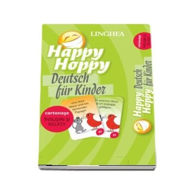 Happy Hoppy. Deutsch fur Kinder - Insusiri si relatii (Cartonase cu imagini pentru invatarea distractiva a limbii germane)