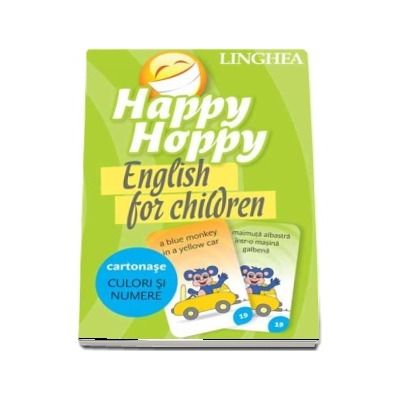 Happy Hoppy. English for children - Culori si numere (Cartonase cu imagini pentru invatarea distractiva a limbii engleze)