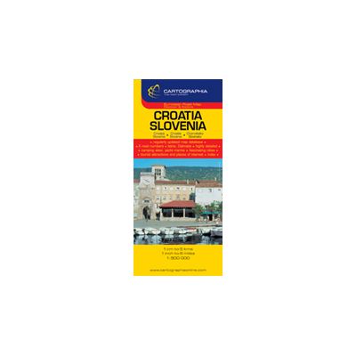 Harta rutiera Slovenia, Croatia