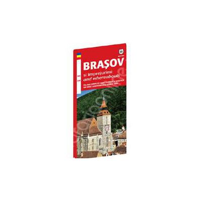 Harta turistica Brasov si imprejurimi (Bilingva)