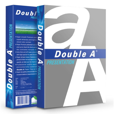 Hartie alba pentru copiator A4,100g/mp, 500coli/top, clasa A, Double A - Presentation