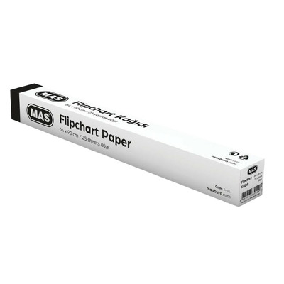 Hartie flipchart 64x90 cm, 25 coli
