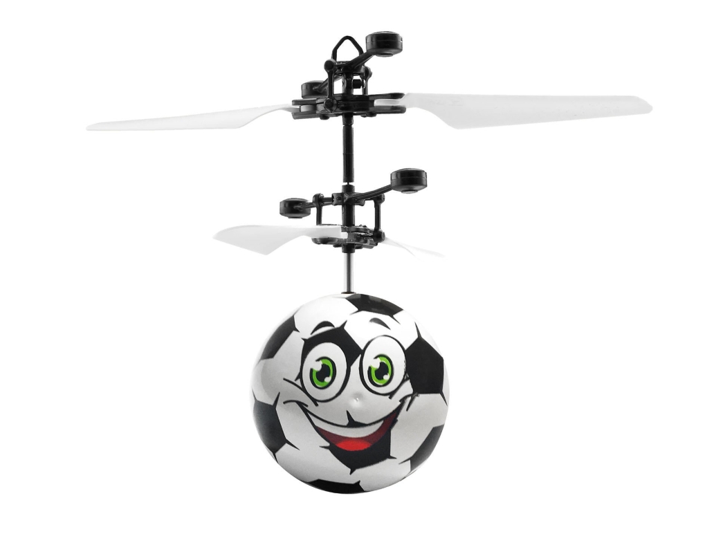Heliball cu telecomanda, LED - uri si design de minge de fotbal