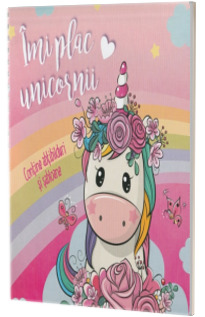 Imi plac unicornii (abtibilduri+ sabloane)