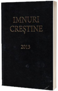 Imnuri crestine cu note, format mediu, coperta vinil tare neagra