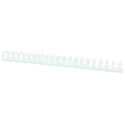 Inele plastic 25 mm, max 240 coli, 50buc/cut Office Products - alb