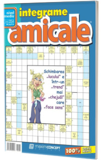 Integrame amicale, numarul 254. Revista de integrame de nivel mediu