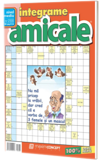 Integrame amicale, numarul 266. Revista de integrame de nivel mediu