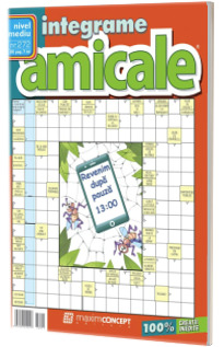 Integrame amicale, numarul 272. Revista de integrame de nivel mediu