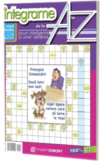 Integrame de la A la Z, numarul 78. Revista de integrame de nivel mediu