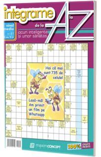 Integrame de la A la Z, numarul 81. Revista de integrame de nivel mediu Integrame de la A la Z, numarul 81. Revista de integrame de nivel mediu