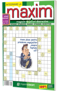 Integrame la maxim, numarul 299. Revista de integrame de nivel avansat