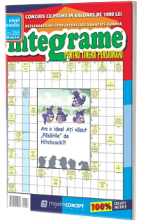 Integrame pentru tinerii pensionari, numarul 258. Revista de integrame cu grad mediu de dificultate