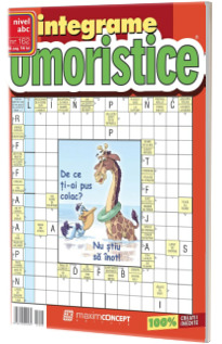 Integrame Umoristice, numarul 162. Revista de integrame de nivel ABC