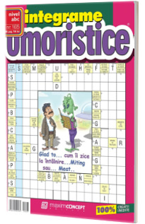 Integrame Umoristice, numarul 165. Revista de integrame de nivel ABC