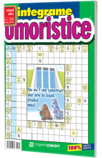 Integrame Umoristice, numarul 168. Revista de integrame de nivel ABC