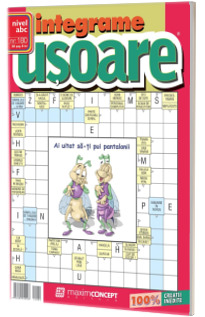 Integrame usoare, numarul 180. Revista de integrame de nivel ABC