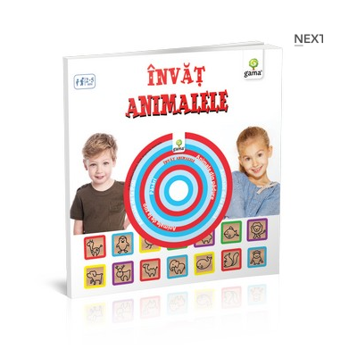 Invat animalele ( contine cd ) pentru varstele 2-5 ani