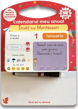 Invat cu Montessori - Calendarul meu anual