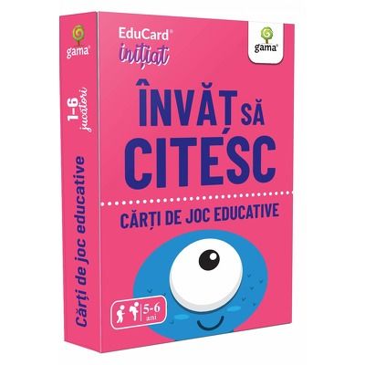 Invat sa citesc. Carti de joc educative, EduCard initiat