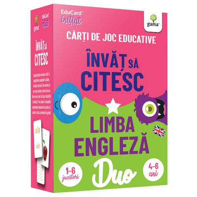 Invat sa citesc - Limba engleza. DuoCard