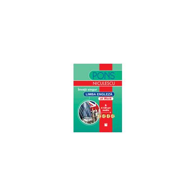 Invata singur limba engleza At Work & 4 CD-uri audio