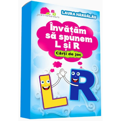 Invatam sa spunem L si R. Carti de joc