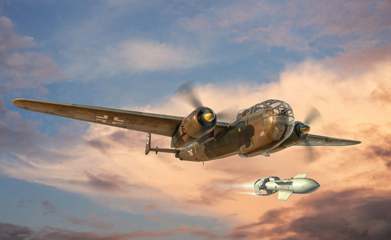 Italeri macheta avion Dornier Do 217 K-1-K-2 with Fritz X