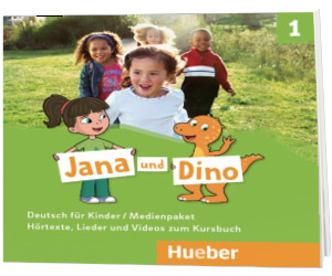 Jana und Dino 1. Medienpaket 2 Audio CDs und 1 DVD zum Kursbuch