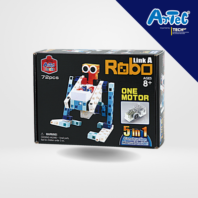 Joc constructii roboti 5 in 1 cu 72 piese
