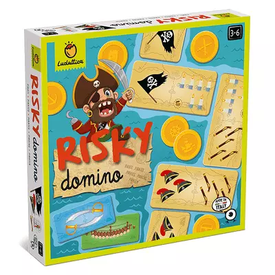 Joc de familie Risky Domino Pirati, Ludattica, 2-5 ani