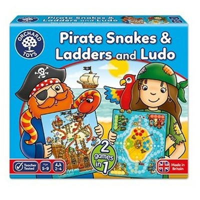 Joc de societate Piratii PIRATE SNAKES AND LADDERS & LUDO