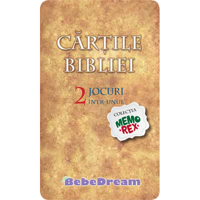 Joc Memo Rex - Cartile Bibliei Joc Memo Rex - Cartile Bibliei