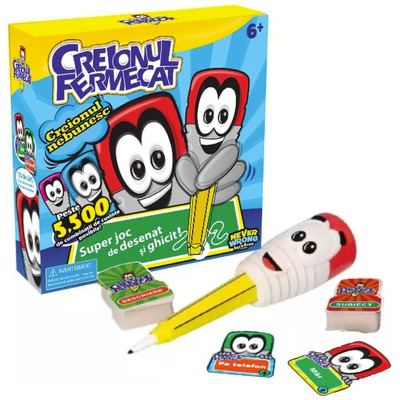 Joc societate desen amuzant pen silly - creionul fermecat