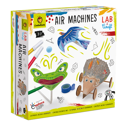 Joc STEAM - Masinarii pe baza de aer, Ludattica, 3-7 ani