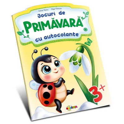 Jocuri de Primavara cu autocolante: 3+