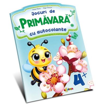 Jocuri de Primavara cu autocolante: 4+