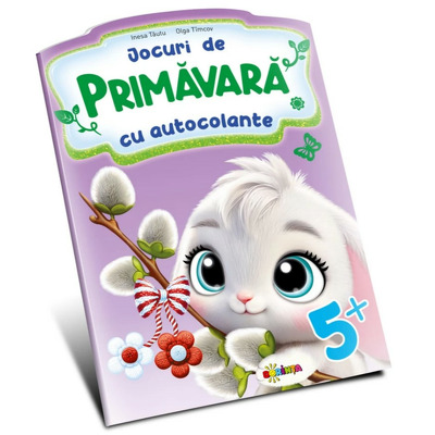 Jocuri de Primavara cu autocolante: 5+
