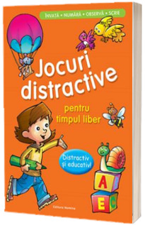 Jocuri distractive pentru timpul liber. Distractiv si educativ. Invata, numara, observa, scrie (Portocaliu) Jocuri distractive pentru timpul liber. Distractiv si educativ. Invata, numara, observa, scrie (Portocaliu)