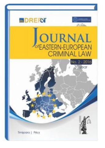 Journal Of Eastern European Criminal Law Issue 2/2016