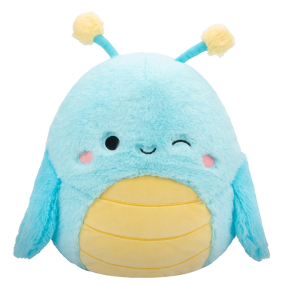 Jucarie de plus SQUISHMALLOWS Giles, Lacusta albastra, 30 cm